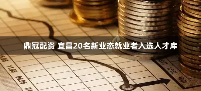 鼎冠配资 宜昌20名新业态就业者入选人才库